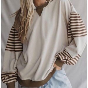 Striped Pullover NWT